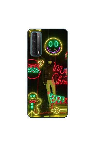 OEM Husa compatibila cu Huawei P Smart 2021 Silicon Gel Tpu Model Craciun Vit...