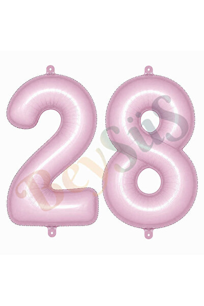 BeySüS 28 Foil Balloons in Pink Color (76 cm)