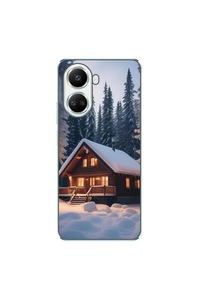 OEM Husa compatibila cu Huawei Nova 10 SE Silicon Gel Tpu Model Peisaj Iarna ...
