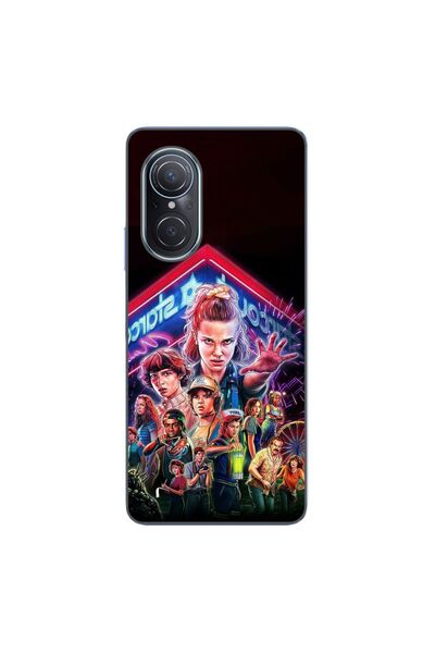 OEM Husa compatibila cu Huawei Nova 9 SE Silicon Gel Tpu Model Stranger Thing...