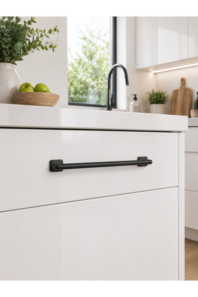 Haskan Saygın Kulp 160mm Alüminyum. Dolap, Çekmece ve Mobilya için