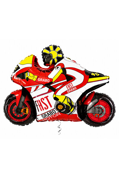 BeySüS Red Yellow Racing Motor Foil Balloon