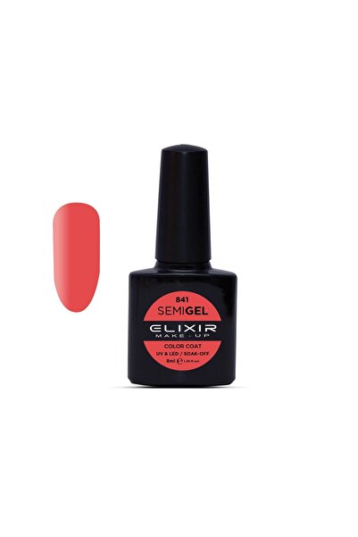 Elixir SEMI GEL (ΗΜΙΜΟΝΙΜΟ ΒΕΡΝΙΚΙ) - 841 (STRAWBERRY) 8ML