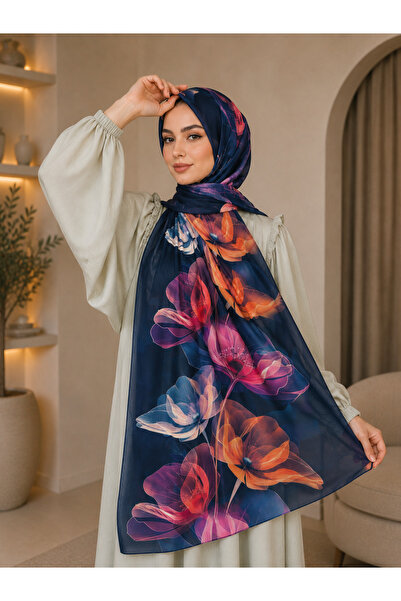 4seasons scarf Crepe Chiffon Veil