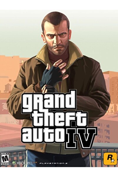 ESLEM Gta 4 Poster Grand Theft Auto IV Oyuncu Gaming Odası Duvar Tablosu Kalı...