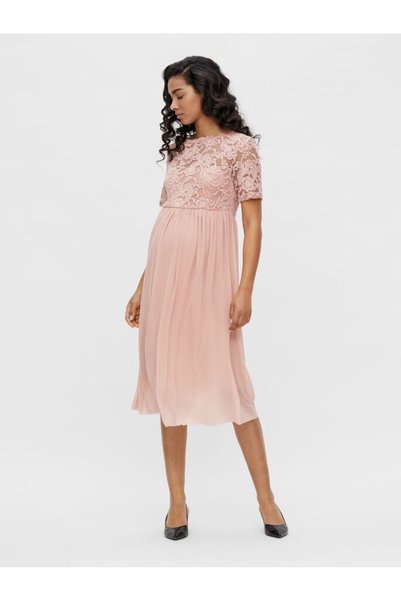 MAMALICIOUS Rochie eleganta gravide - Misty Rose