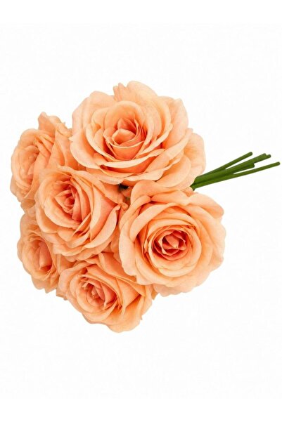 OEM Flori Artificiale Buchet Trandafiri 6 In Legatura Somon
