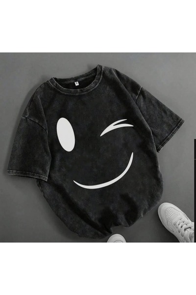 bellanova Unisex Oversize Printed T-Shirt Streetwear Comfortable Fit Daily Pr...