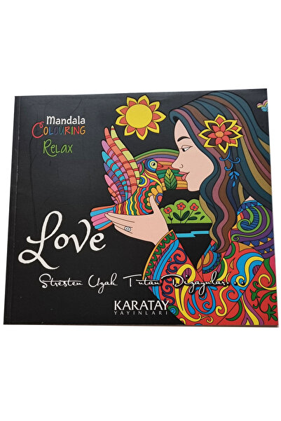 Karatay Yayınları Yeni Mandala Serisi / Love + 1 Adet Sky Glory Silgili Kalem