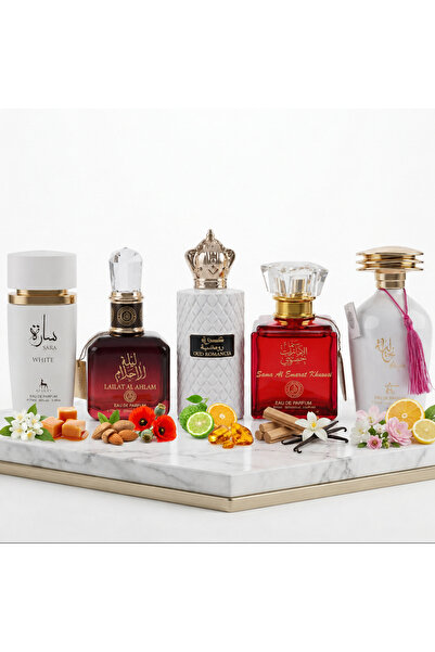 Ayelet Set of 5 Oriental Perfumes for Women 100ML - Sara White + Lailat Al Ah...