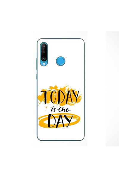 OEM Θήκη συμβατή με Huawei P30 Lite από σιλικόνη gel TPU με σχέδιο: Σήμερα Εί...