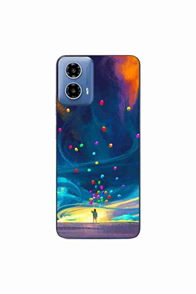 OEM Калъф, съвместим с Motorola Moto G34, силиконов гел TPU, с десен  "Вселен...