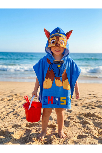 LC Waikiki Prosop tip poncho pentru băieți, imprimat cu Paw Patrol