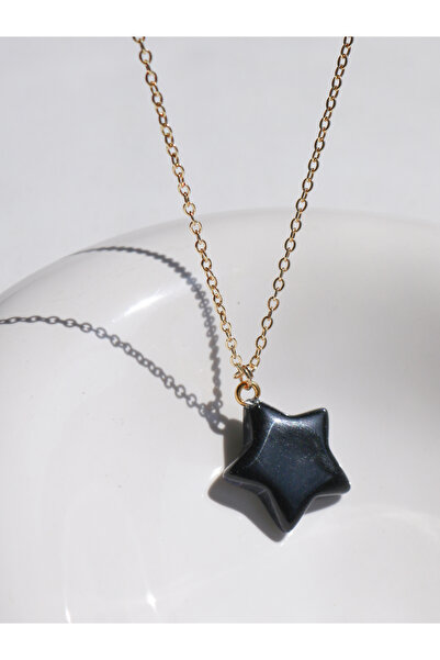 Reorah Collection Black Star Necklace