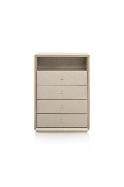 Midas Furniture WOODEN CHEST OF DRAWER 82X42X115 CM GREIGE
