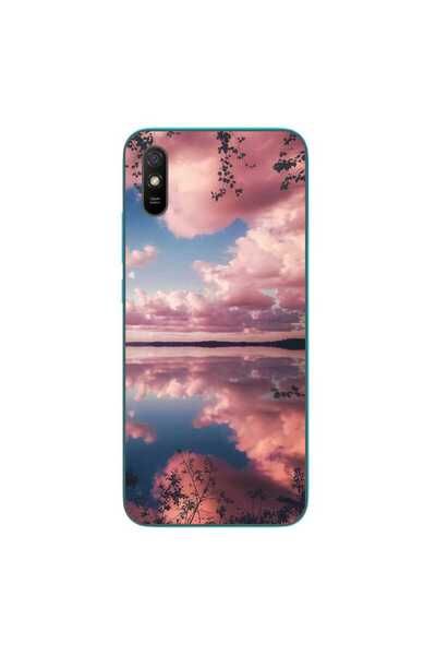 OEM Husa compatibila cu Xiaomi Redmi 9A Silicon Gel Tpu Model Pink Clouds