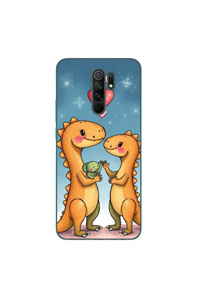 OEM Husa compatibila cu Xiaomi Redmi 9 Silicon Gel Tpu Model Dino Cute Family