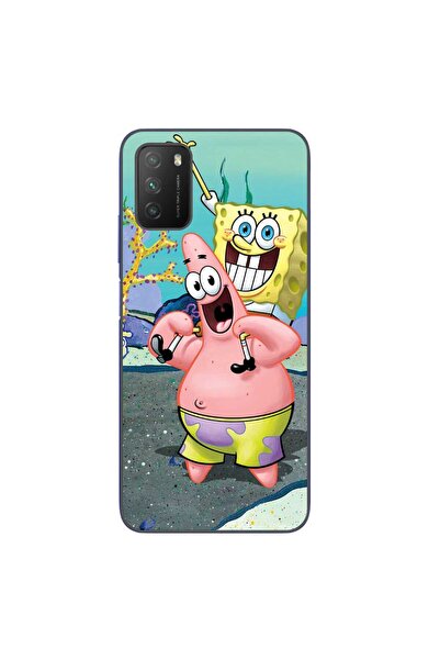 OEM Husa compatibila cu Xiaomi Poco M3 Silicon Gel Tpu Model Spongebob