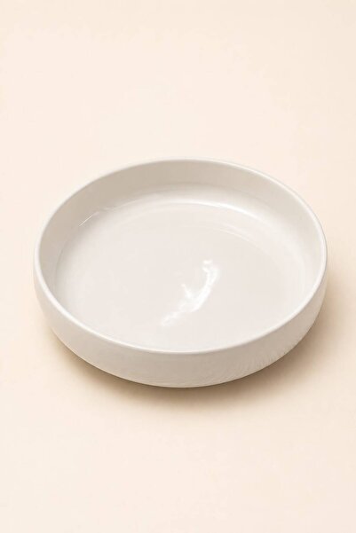 Bev Kitchen Perla 24 cm Porselen Salata Kasesi & Sunum Tabağı