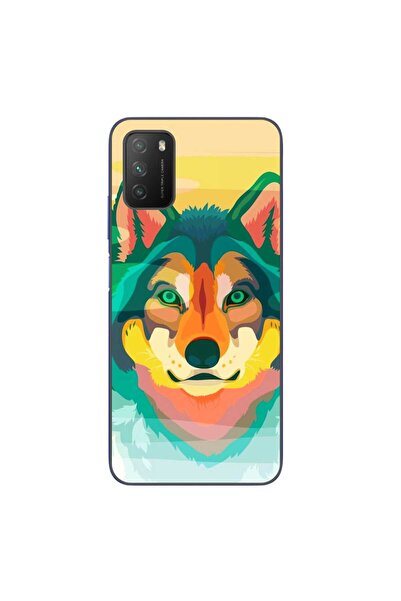OEM Husa compatibila cu Xiaomi Poco M3 Silicon Gel Tpu Model Desen Lup