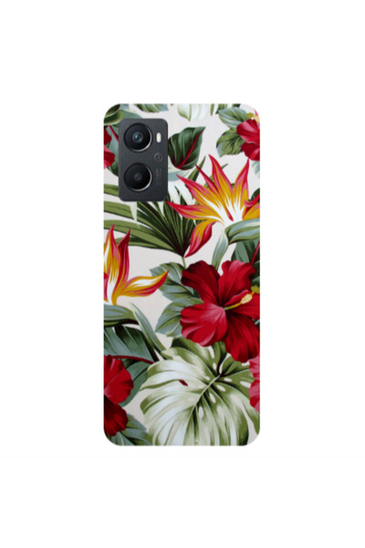 Other Oppo A 96 laves and flowers Transparent Silicone TPU Θήκη