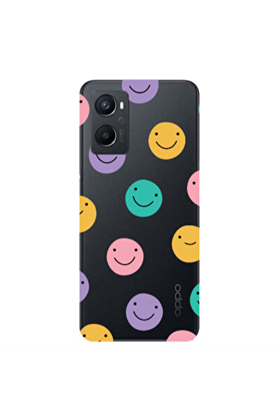 Other Oppo A 96 Colorful smiles Transparent Silicone TPU Θήκη