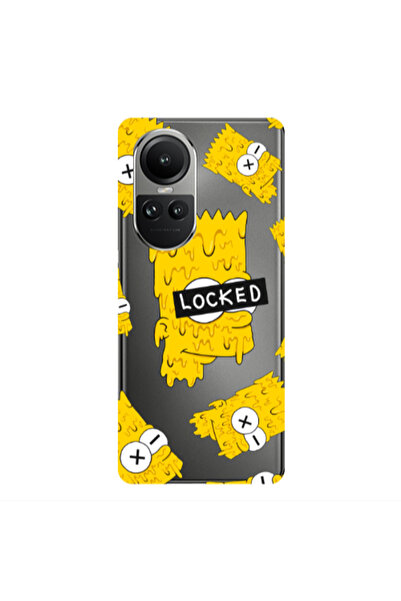 Other Oppo Reno10 5G Bart Simpson Transparent Silicone TPU Θήκη