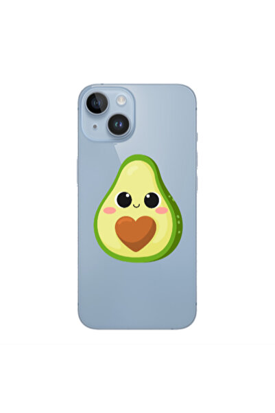 Other Apple iPhone 14 Plus Baby avocado Transparent Silicone TPU Θήκη