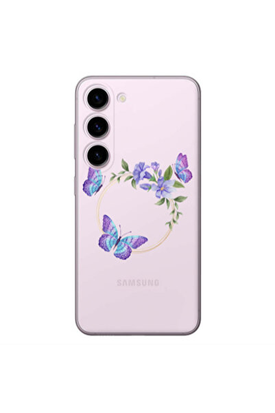 Other Samsung S23 Plus Butterfly on the ring Transparent Silicone TPU Θήκη