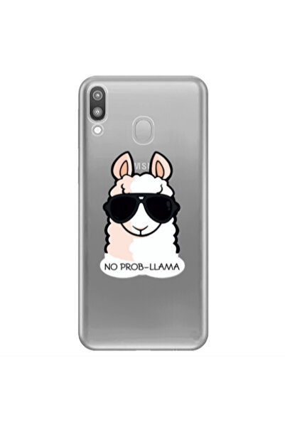 Other Samsung M20 No prob-lama Transparent Silicone TPU Θήκη