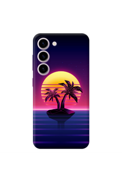 Other Samsung S23 Plus Moon and Palmie Transparent Silicone TPU Θήκη