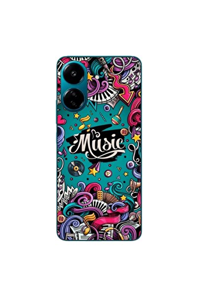 OEM Θήκη συμβατή με Xiaomi Redmi 13C 4G Σιλικόνης Gel TPU με σχέδιο Pop Art Μ...