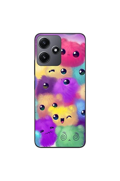 OEM Husa compatibila cu Xiaomi Redmi 12 5G Silicon Gel Tpu Model Pufosi Colorati