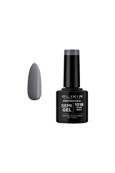 Elixir SEMI GEL (ΗΜΙΜΟΝΙΜΟ ΒΕΡΝΙΚΙ) - 1018 (RARE Gray) 8ML