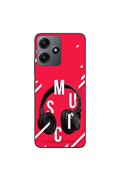 OEM Husa compatibila cu Xiaomi Redmi 12 5G Silicon Gel Tpu Model Music Headph...