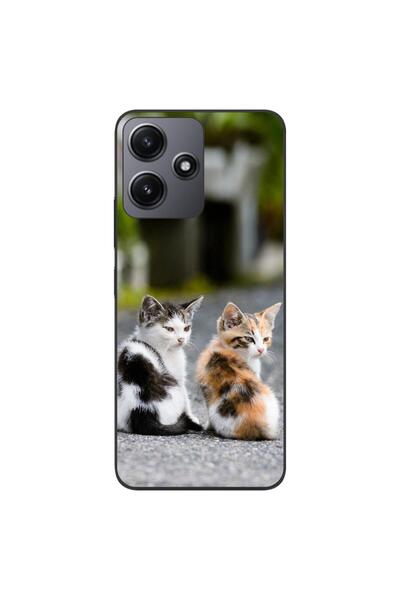 OEM Husa compatibila cu Xiaomi Redmi 12 5G Silicon Gel Tpu Model Kitties