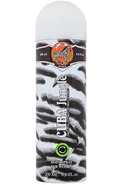 Cuba ORIGINAL JUNGLE ZEBRA DEO SPRAY 200ML