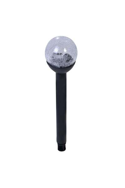OEM Lampă solară LED pentru grădină, neagră, 23.5cm, stick exterior, fără cab...