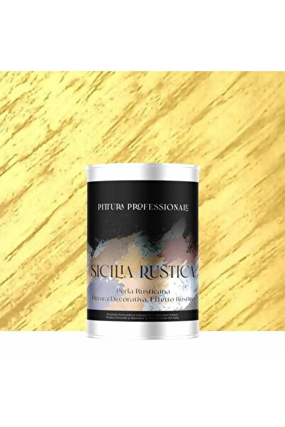YaYa Color Sicilia Rustica Royal Oro Златна декоративна боя 1л – Перлен ефект...