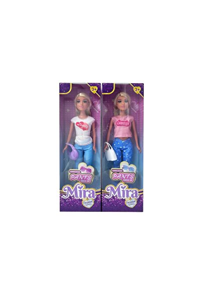 Mira Fashion - 11.5" FASHION DOLL(brown skin)2 STYLES ASSORTED