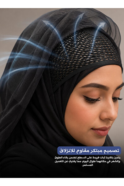 Yallabena عصابة رأس مضادة للانزلاق وقابلة للتنفس - مثبت شعر للاستخدام اليومي ...