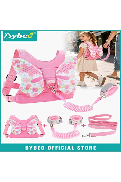 BYBEO 3-In-1 Toddler Harness Leash + Anti-Lost Wrist Link, Baby Safety Harnes...