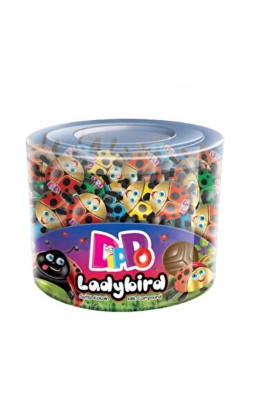 DİPPO Bomboane de ciocolată Ladybird 5 gr, 1 cutie X 100 buc