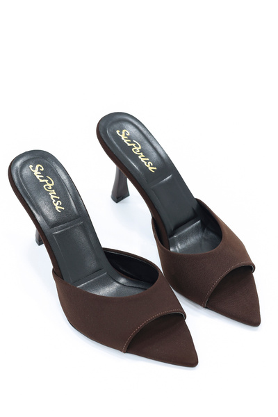 kajal ayakkabı Sup 3750 Thin Heeled Stiletto Slippers