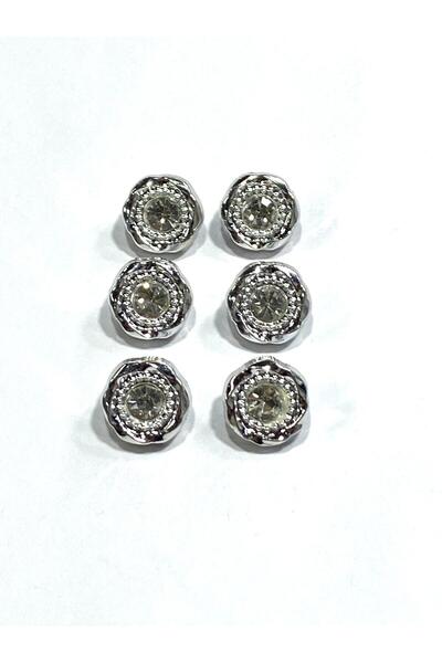 karantuhafiye Crystal Stone Metalized Luxury Button / Cardigan Vest Button / ...