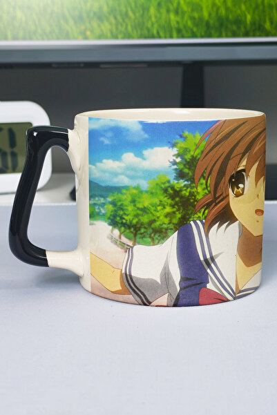 ZipZap كوب سيراميك فاخر مطبوع عليه رسومات أنمي من Clannad: After Story (قطعة ...