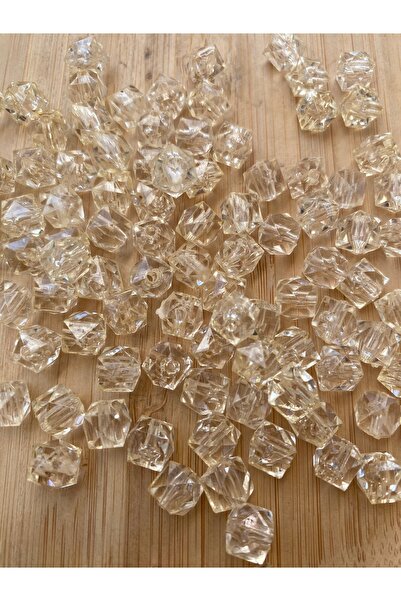 Lorin hobi 10 mm Acrylic Bags, Wallets, Pendants, Jewelry Beads 100 Gr Approx...
