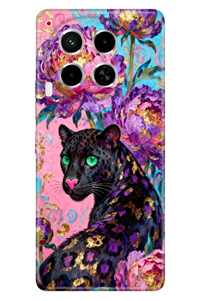 TECNO Camon 30 (CL6) Kılıf Tikky-Kaplan Temalı Desenli Darbe Emici Silikon