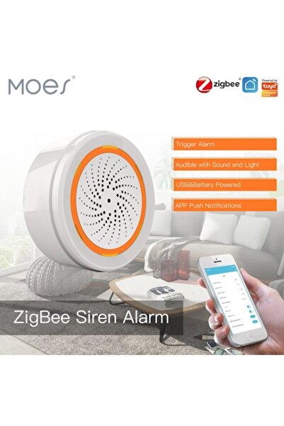MOES 90dB Tuya ZigBee έξυπνη σειρήνα