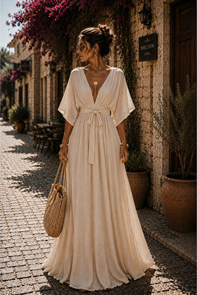 NA ADDESIGN Φόρεμα Athena Derin V-Neck Ayrobin Design